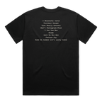 Violence Insane in a Beautiful World | Black Album T-Shirt