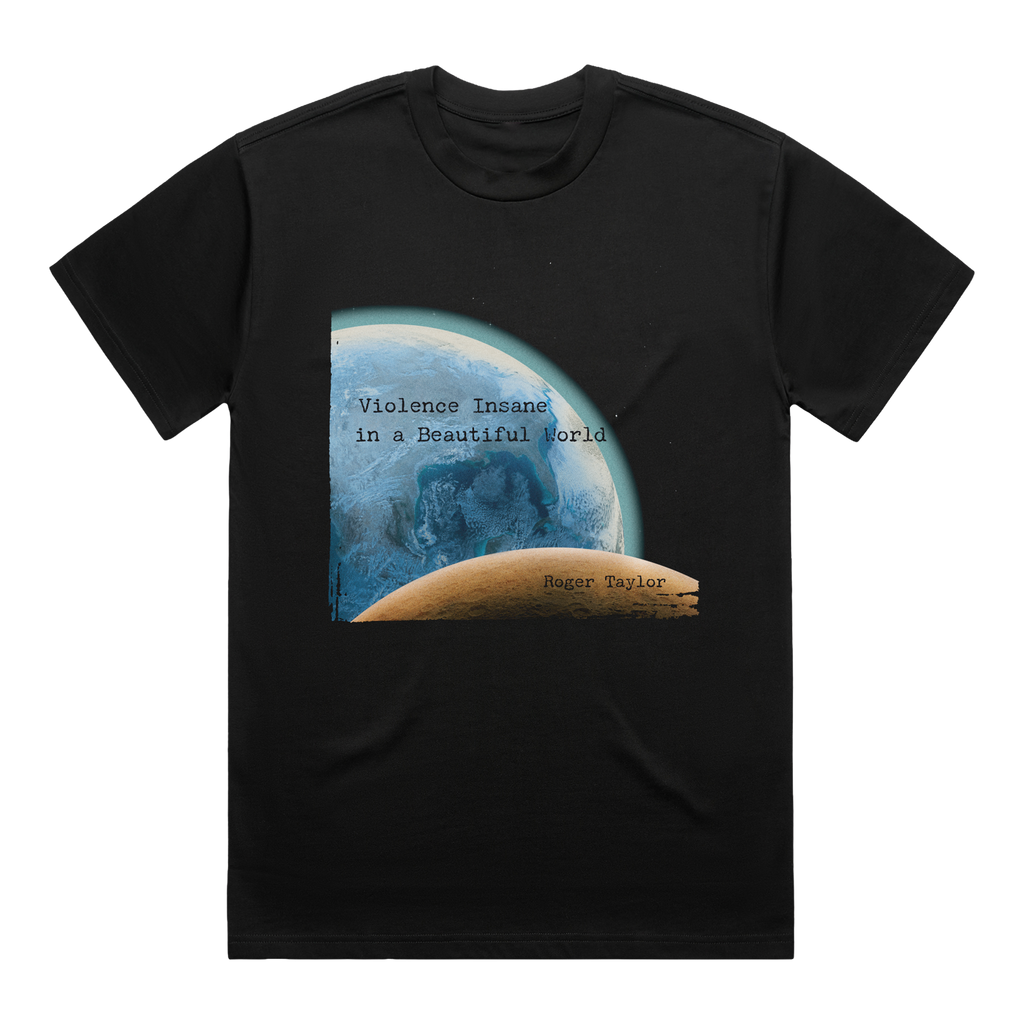 Violence Insane in a Beautiful World | Black Album T-Shirt