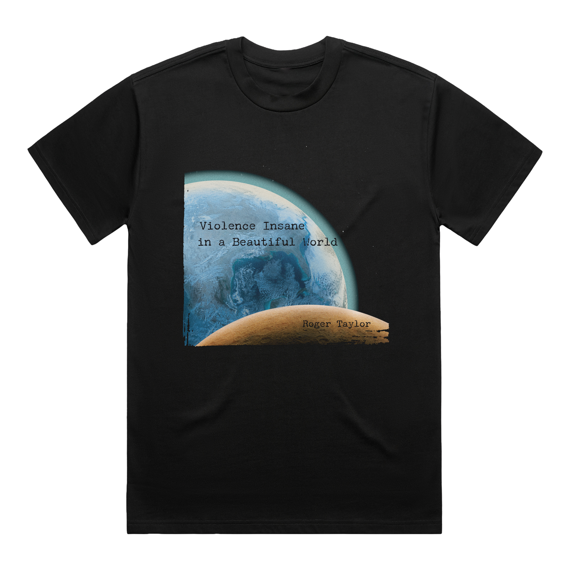 Violence Insane in a Beautiful World | Black Album T-Shirt