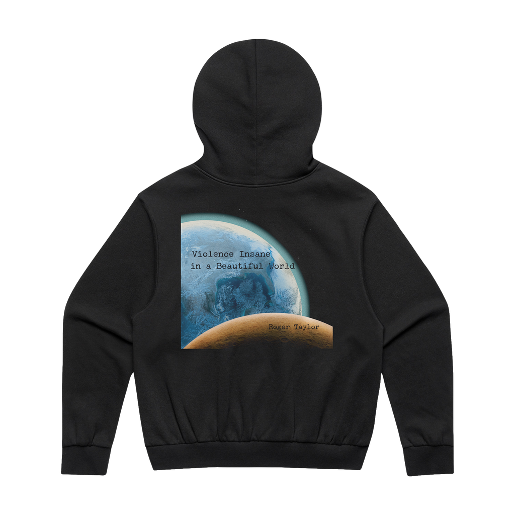 Violence Insane in a Beautiful World | Black Pullover Hoodie
